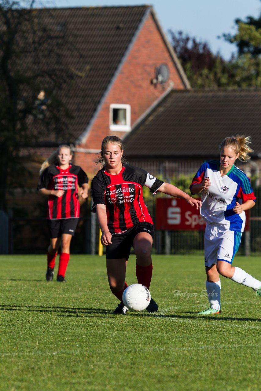 Bild 141 - B-Juniorinnen SG Wilstermarsch - SV Henstedt Ulzburg : Ergebnis: 5:1